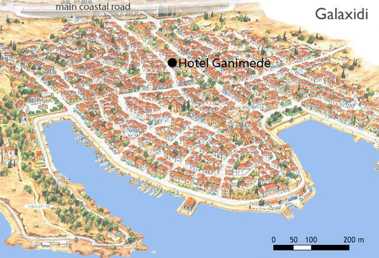Ganimede Hotel, Galaxídhion Extérieur photo